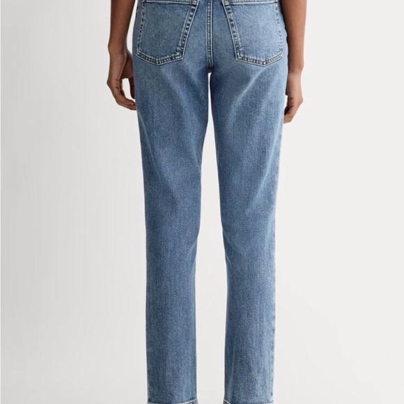 NWT 27 Everlane The Original Cheeky Jean High Rise Regular Straight Light Wash 🥂 - Picture 2 of 6